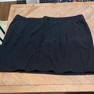 Classic Black Women's fleece skirt